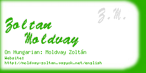 zoltan moldvay business card
